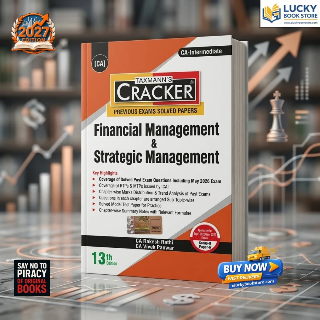 CA INTER CRACKER Financial Management & Strategic Management | 13th Edition For Sept 2026 Attempt | TAXMANN