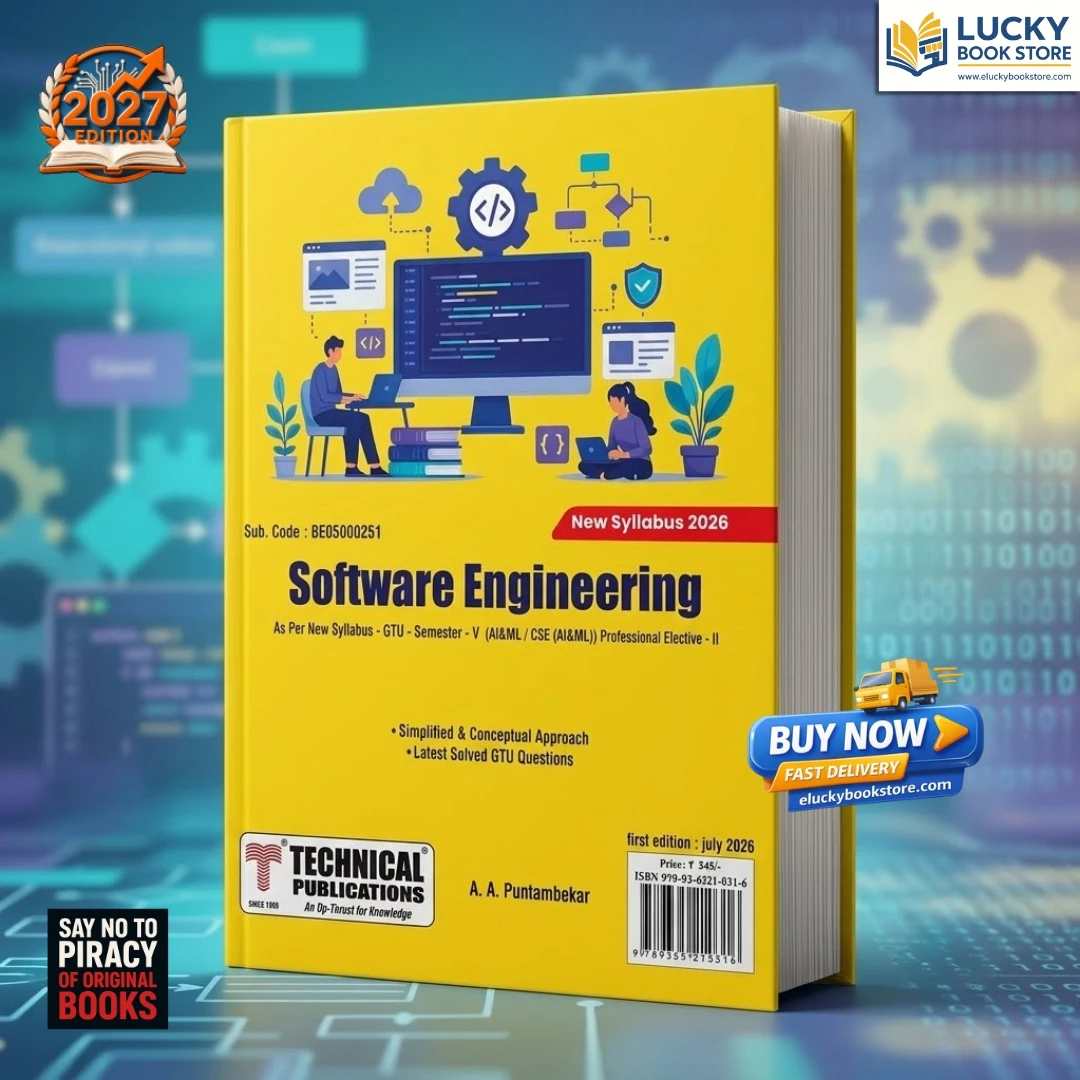 5th Sem BE Software Engineering | Sub.Code: BE05000251 | 2026 Edition | TECHNICAL PUB