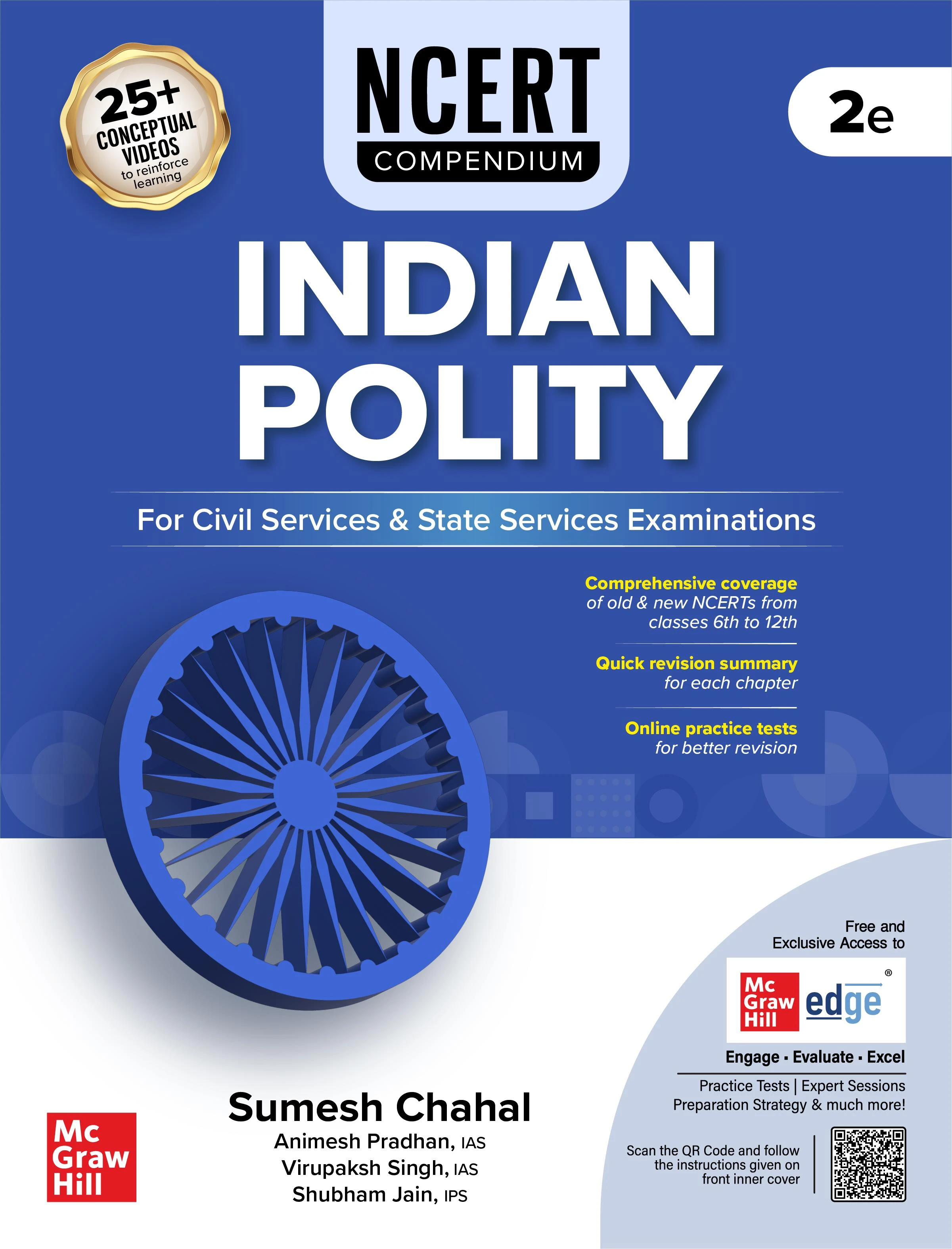 NCERT Compendium India Polity 2nd Edition 2025 by Sumesh Chahal, Animesh Pradhan, Virupaksh Singh, Shubham Jain | Mcgrawhill