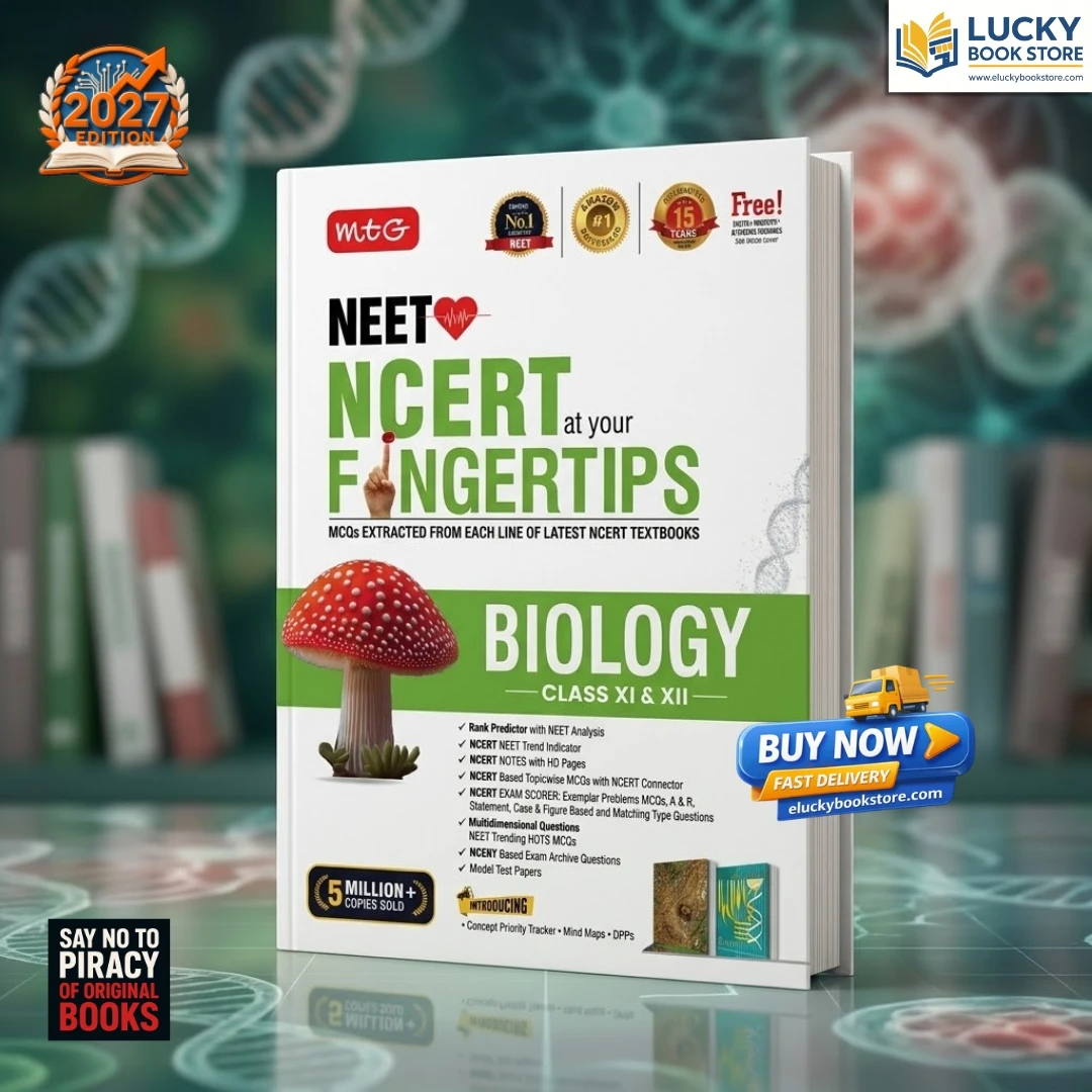 MTG Objective NCERT at your FINGERTIPS Biology - NEET-JEE Books  | Class 11 & 12 | 2026 Edition