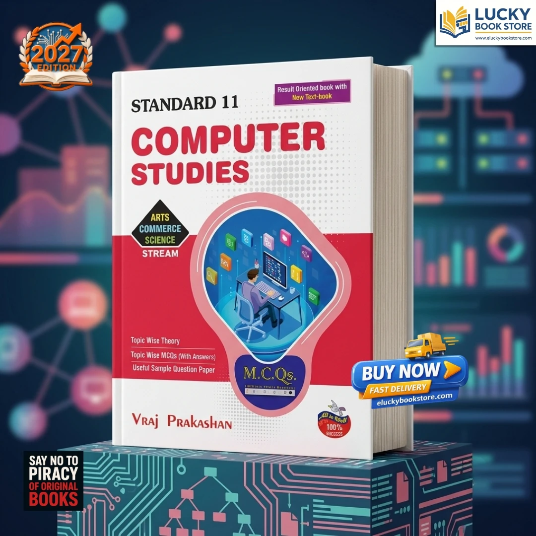 Std 11 Computer Studies | English | 2026 Edition | Vraj Prakashan