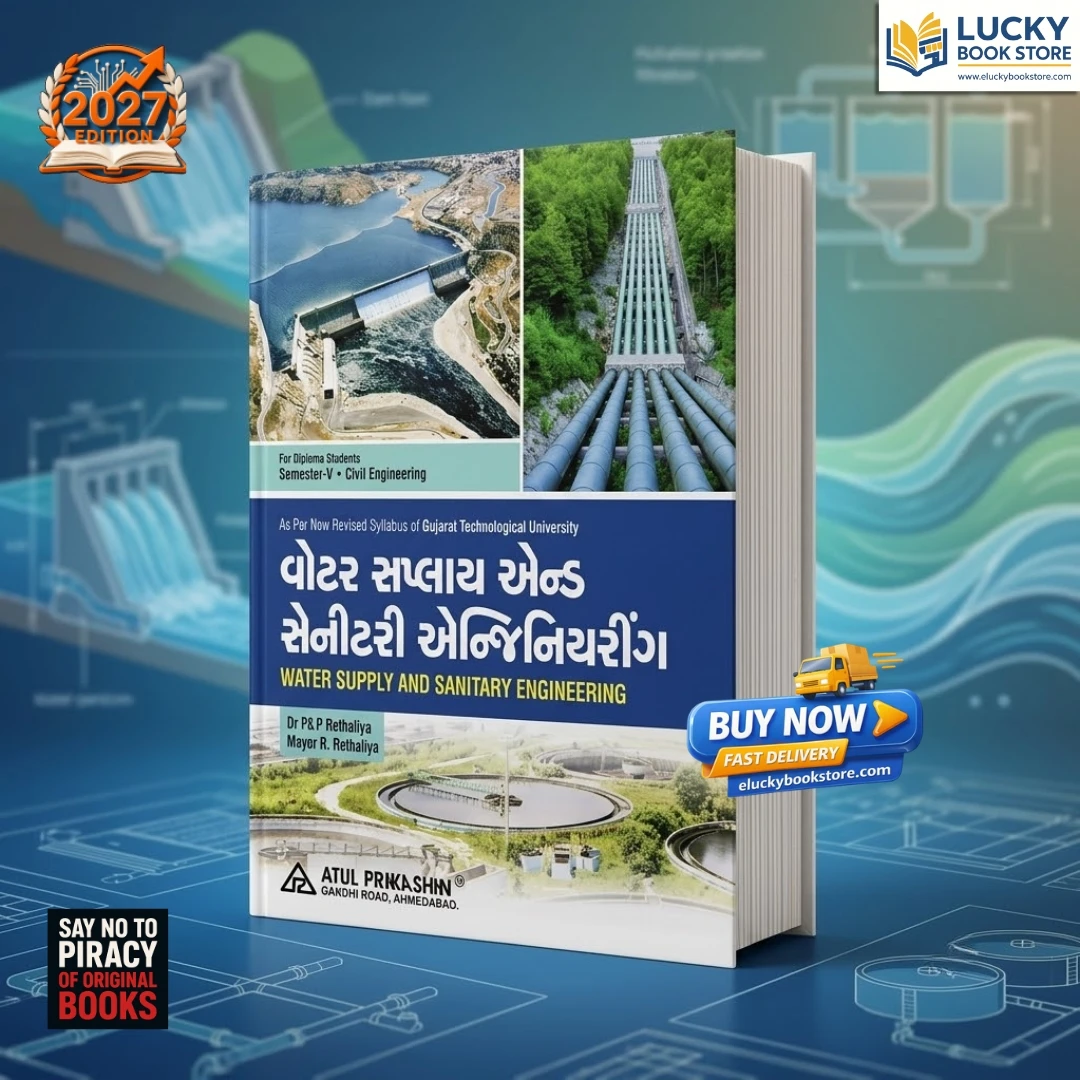 5th Sem Diploma Water Supply & Sanitary Engineering | Gujarati | 2026 Edition | Atul Prakashan