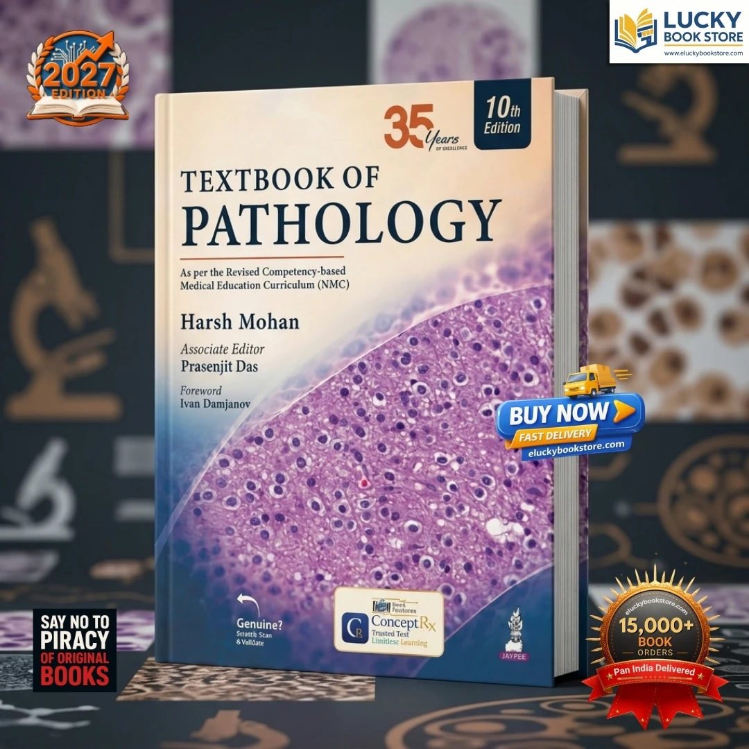 Harsh Mohan's Textbook of Pathology | 10th Edition 2027 | For MBBS 2nd Year Students and Pathology Postgraduates | Jaypee