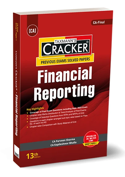 CA Final Cracker Financial Reporting 13th Edition 2025 by Taxmann