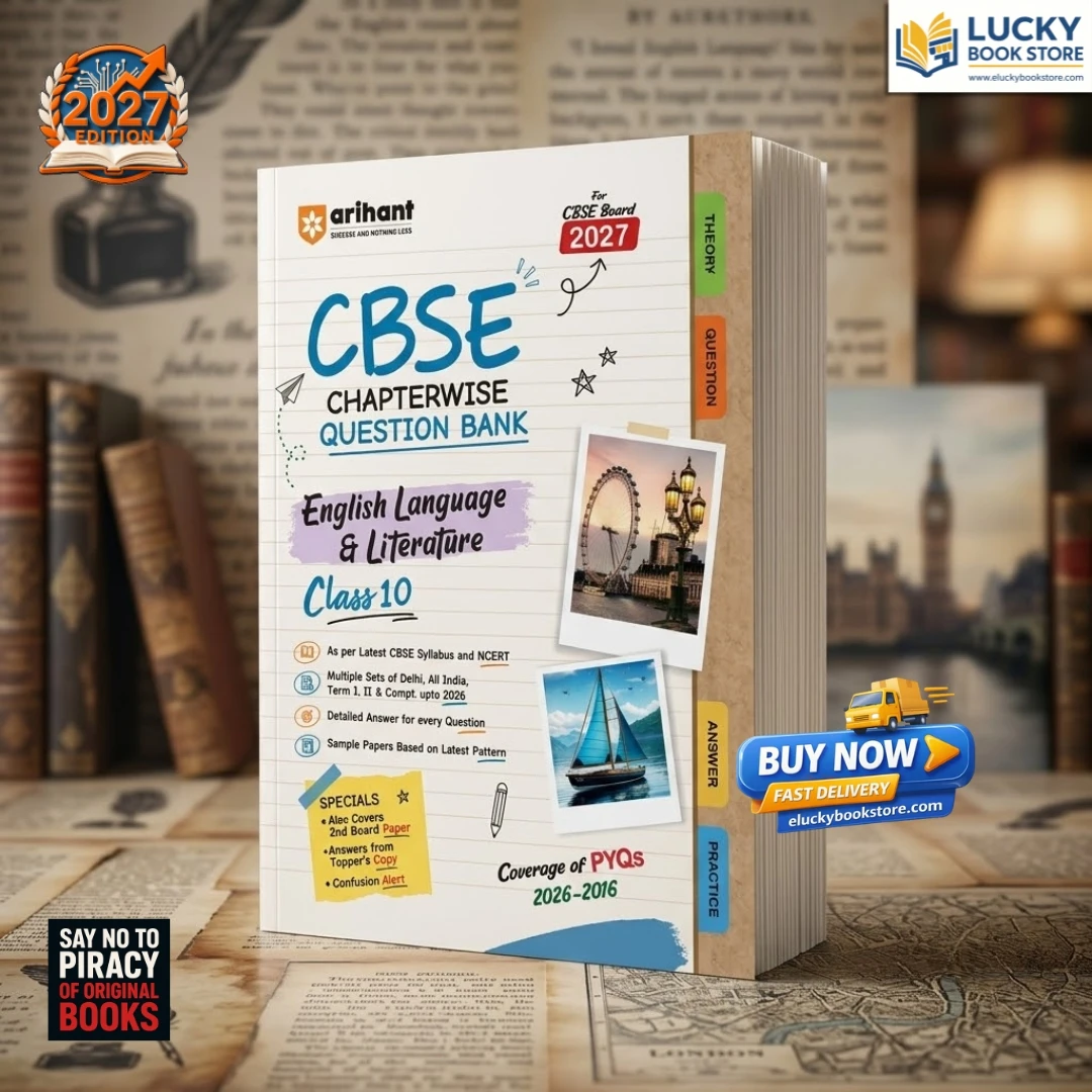 Class 10 CBSE English Language & Literature Chapterwise Question Bank with PYQs & Sample Papers | 2026 Edition | Arihant