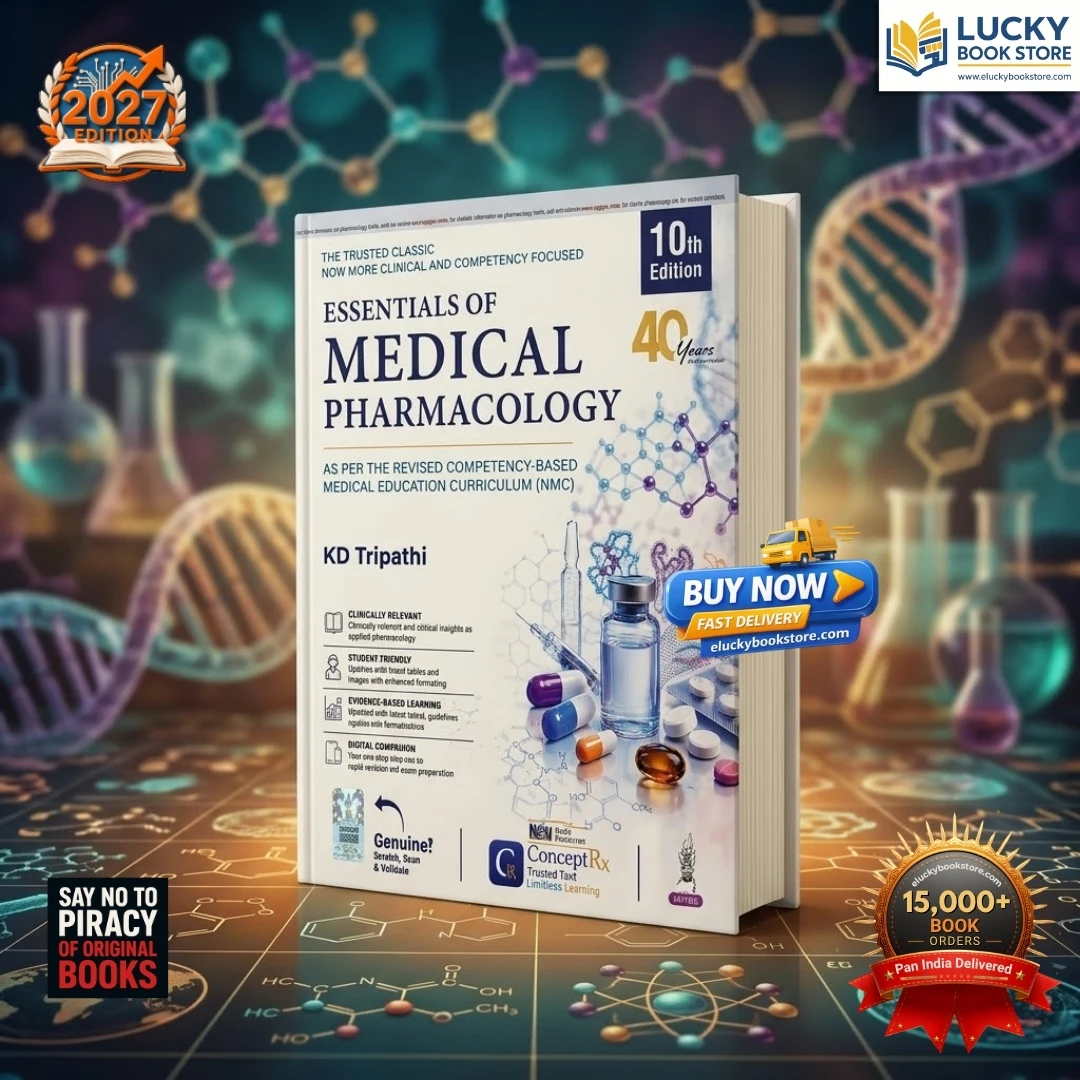 KD Tripathi's Essentials of Medical Pharmacology | 10th Edition 2027 | Jaypee