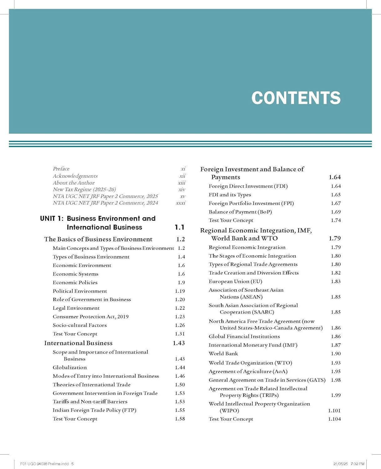 UGC Net/set Commerce 5th Edition 2025 KVS Madan | Pearson