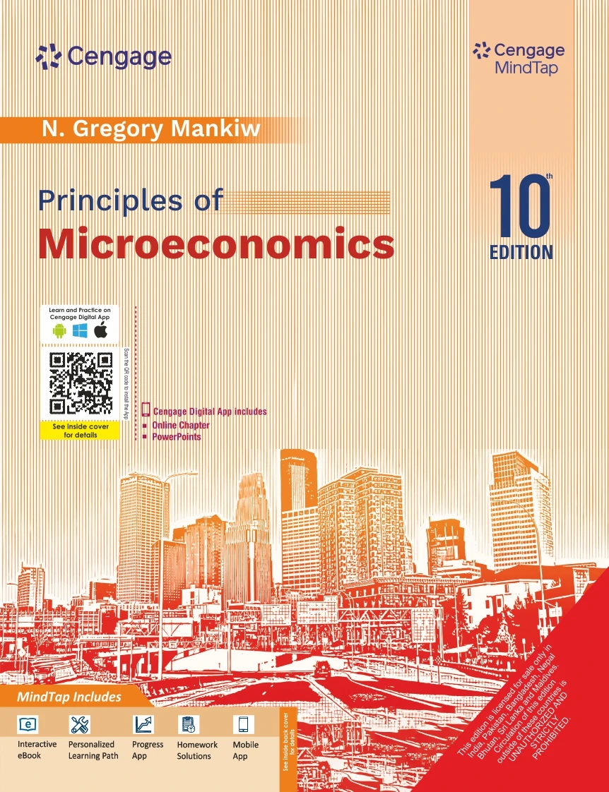 Principles of Microeconomics with MindTap 10th Edition by Gregory Mankiw | Cengage