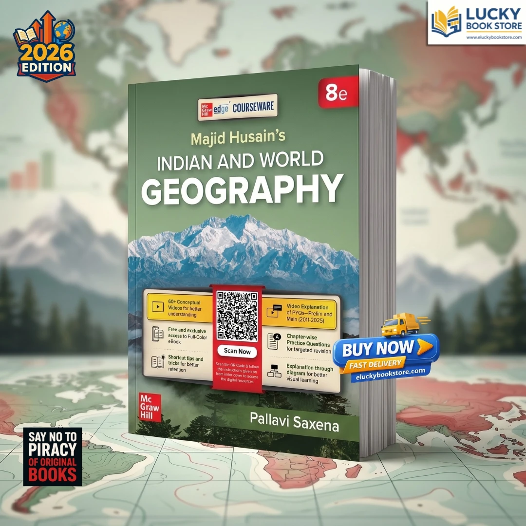 Courseware on Majid Husain's Indian and World Geography | 8th Edition 2026 | English | Majid Husain | Mcgrawhill