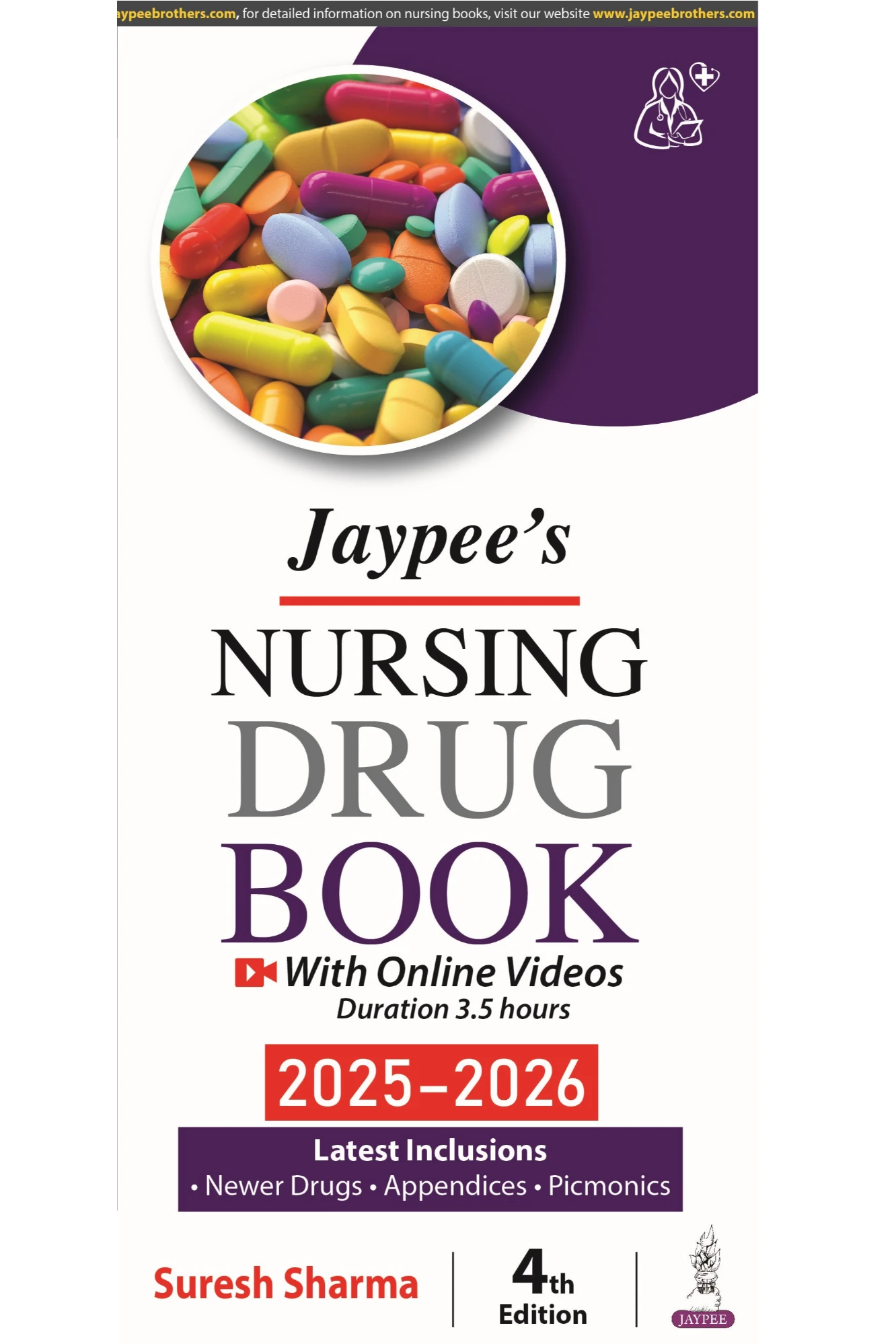 Jaypee Nursing Drug Book 2025-2026 By SURESH SHARMA