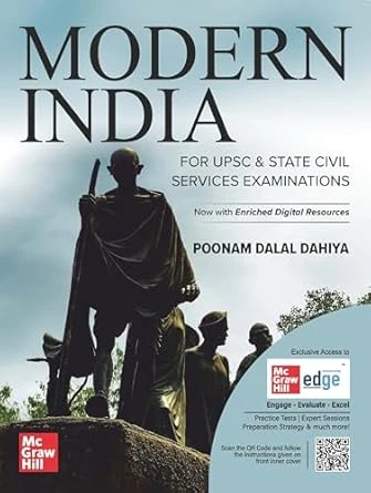 Modern India 1st Edition 2025 by By Poonam Dalal Dahiya | Mcgrawhill