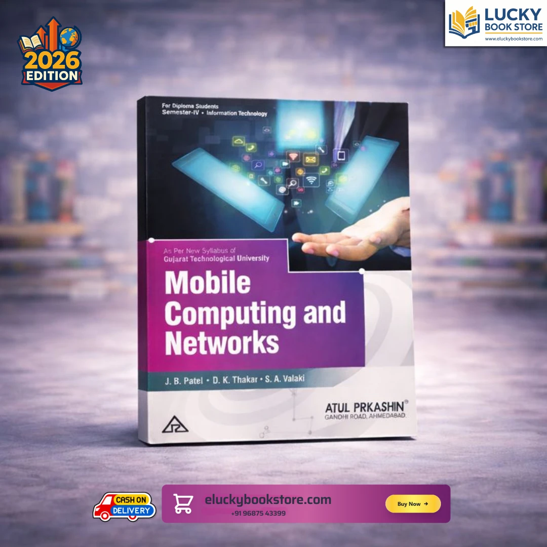 4th Sem Diploma Mobile Computing and Networks 2026 Edition by JB Patel | Atul Prakashan