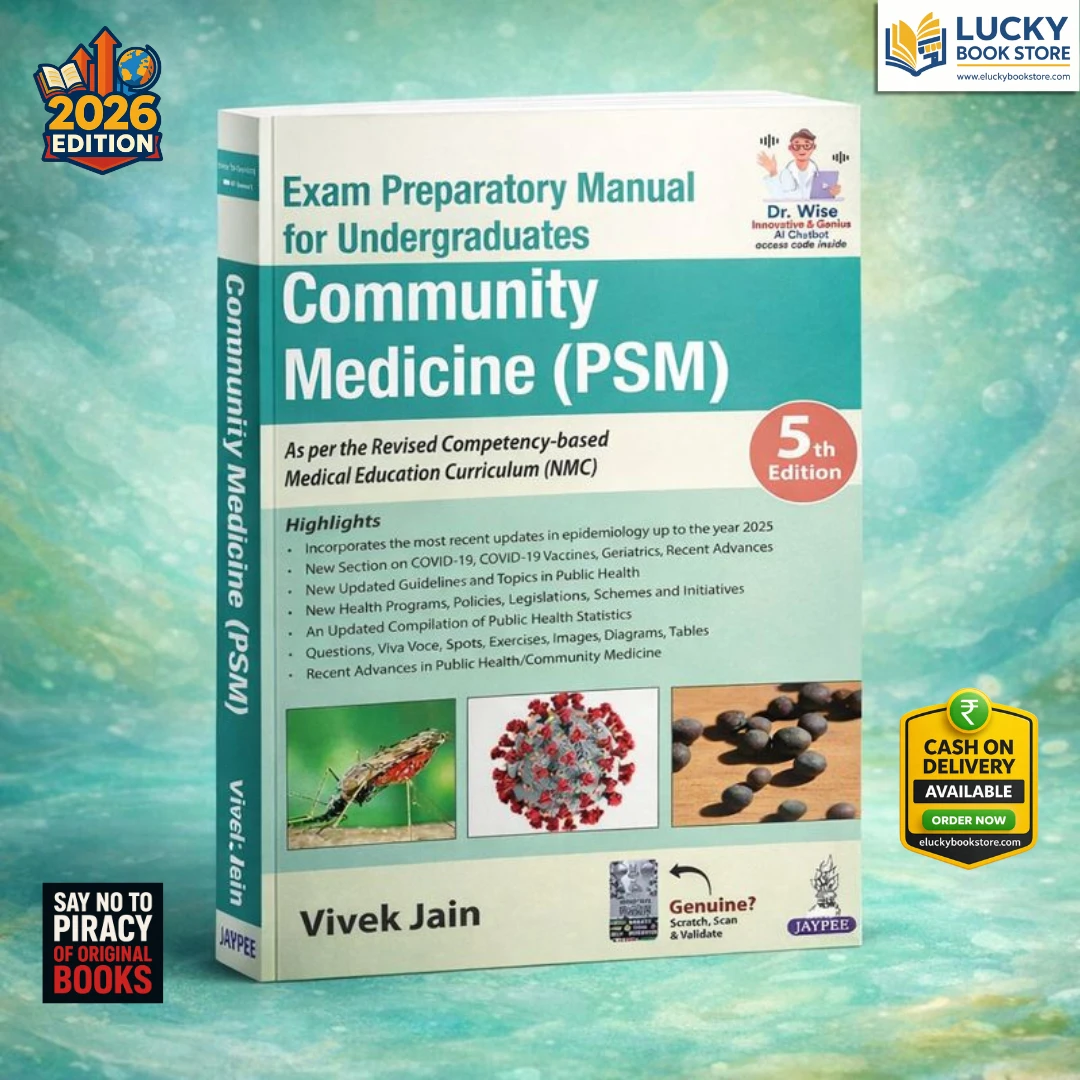 Exam Preparatory Manual for Undergraduates: Community Medicine (PSM) 5th Edition 2026 by Vivvek Jain | Jaypee
