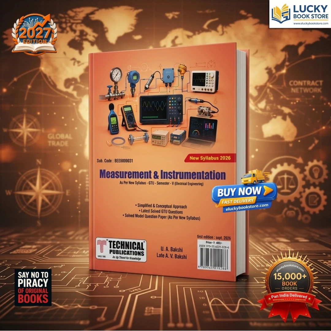 5th Sem BE  Measurement and Instrumentation | UA Bakshi | 2027 Edition | Technical