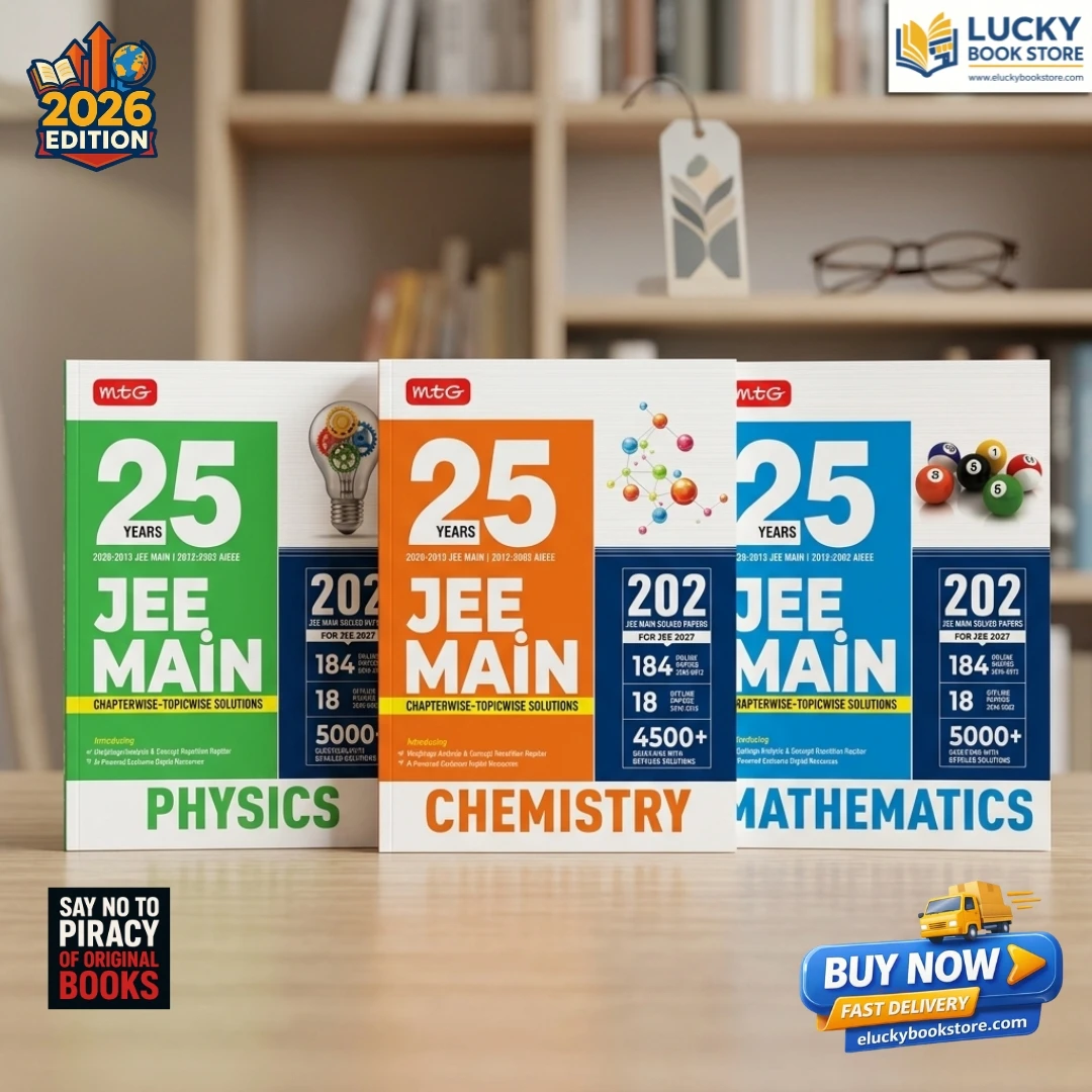 MTG 25 Years JEE MAIN Chapterwise Topicwise (2026-2002) – Physics, Chemistry and Mathematics Combo For 2027 Exam