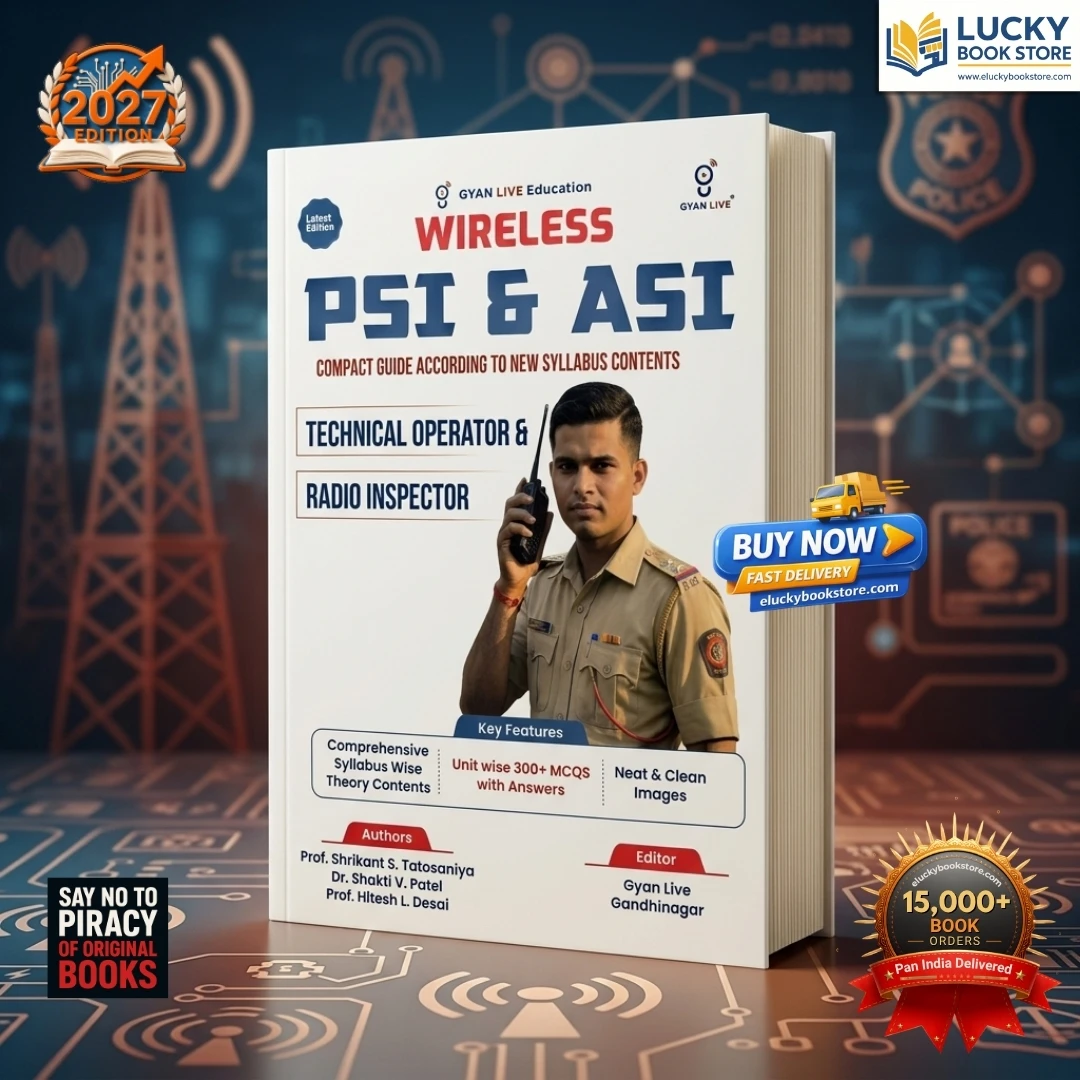 Wireless PSI and ASI | Technical Operator & Radio Inspector | Compact Guide According to New Syllabus Contents | Unit wise 300+ MCQs with Answers | English | Gyan Live