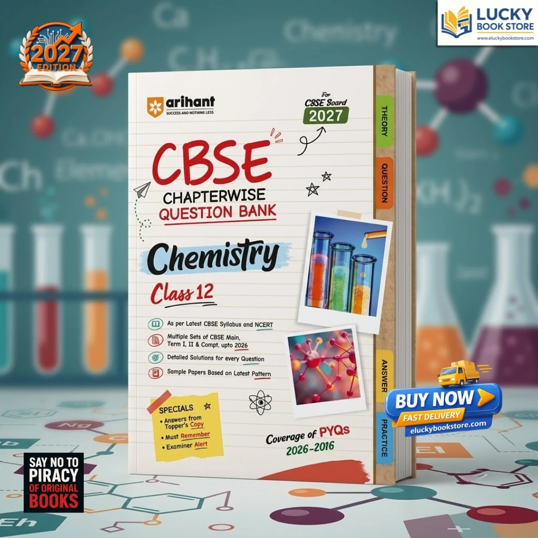 Class 12 CBSE Chemistry Chapterwise Question Bank with PYQs & Sample Papers | 2026 Edition | Arihant