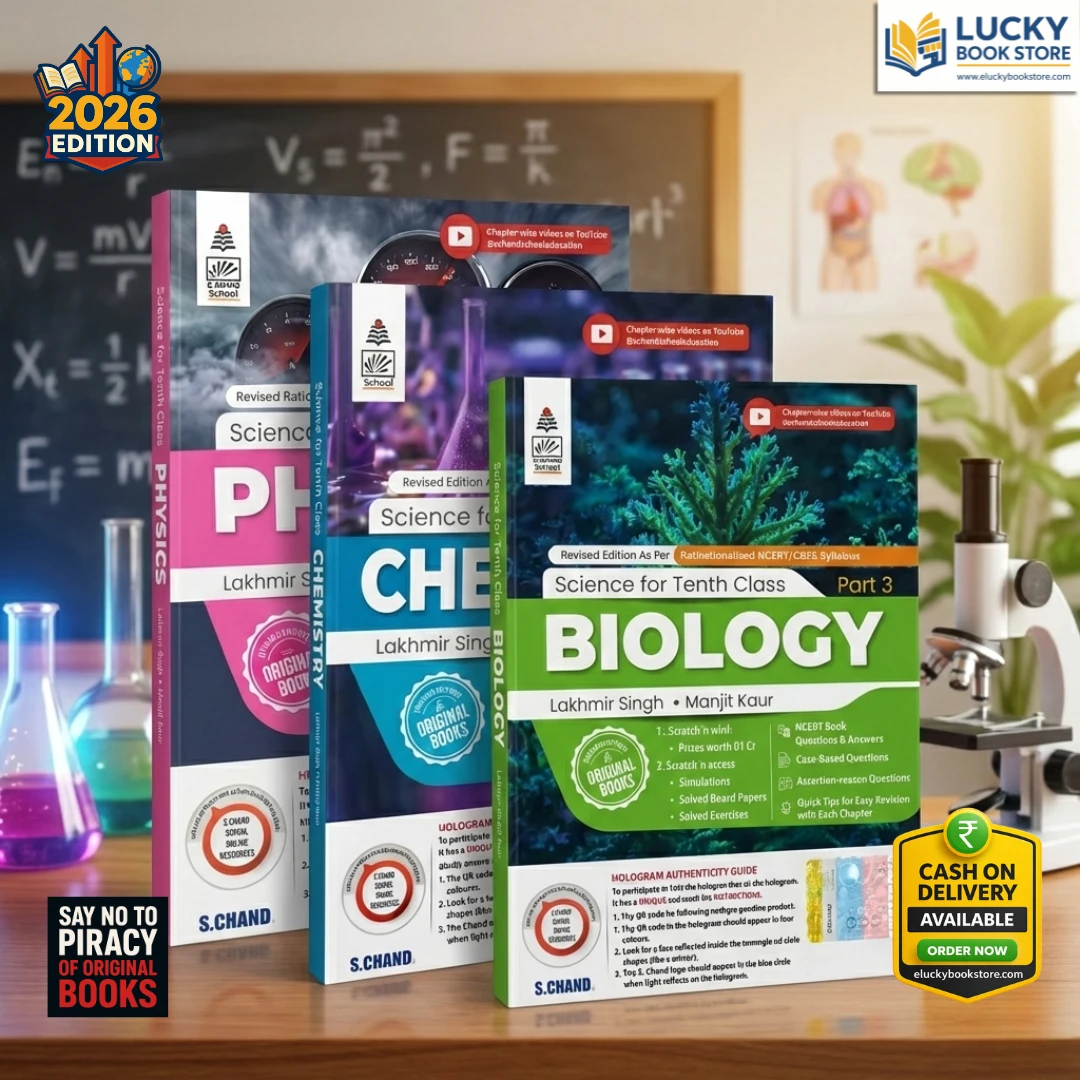 Class 10 CBSE Science Combo(Physics, Chemistry and Biology) 2026 Edition | Lakhmir Singh, Manjit Kaur | S.Chand