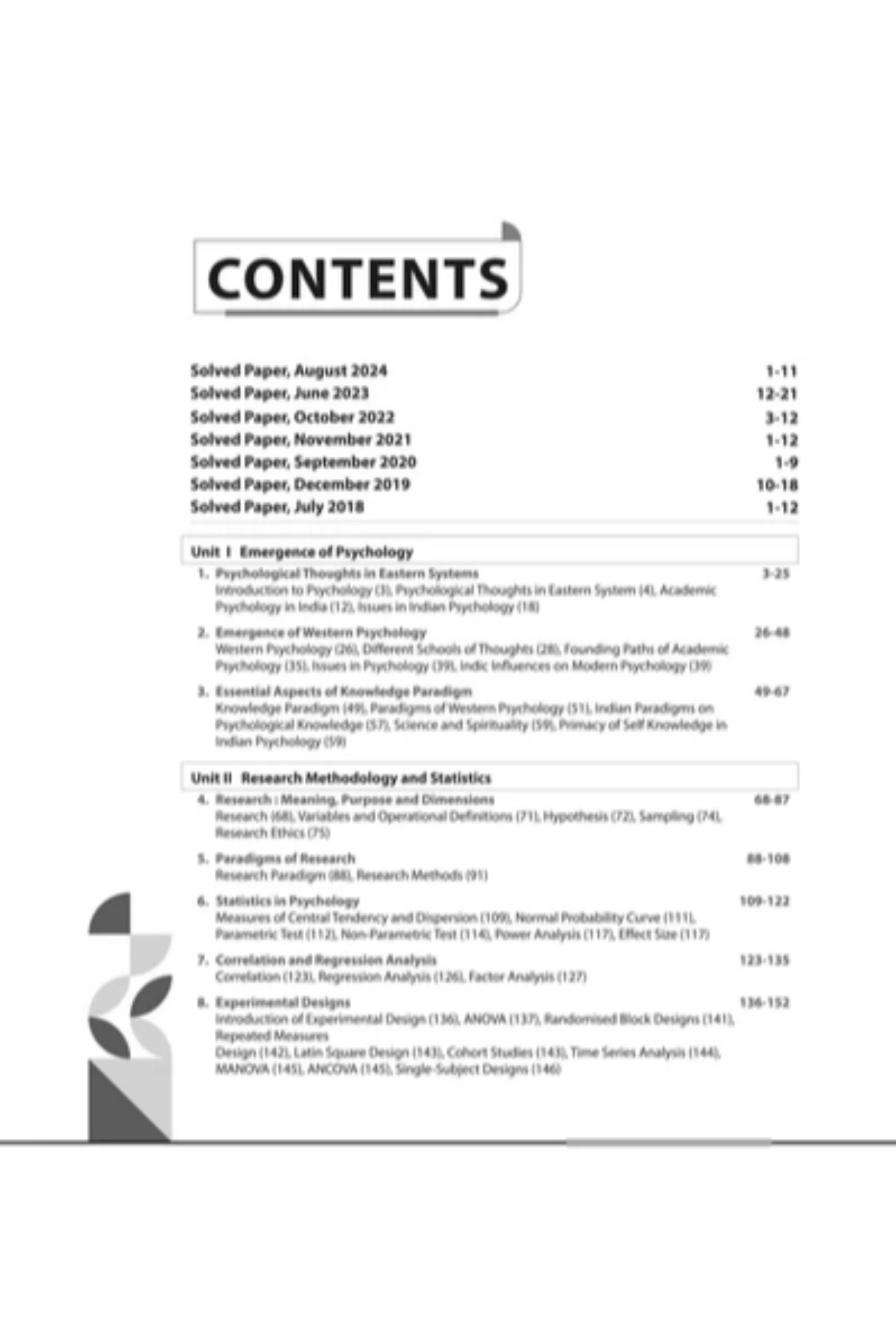 Arihant NTA UGC NET PSYCHOLOGY Paper-2 2025 Edition