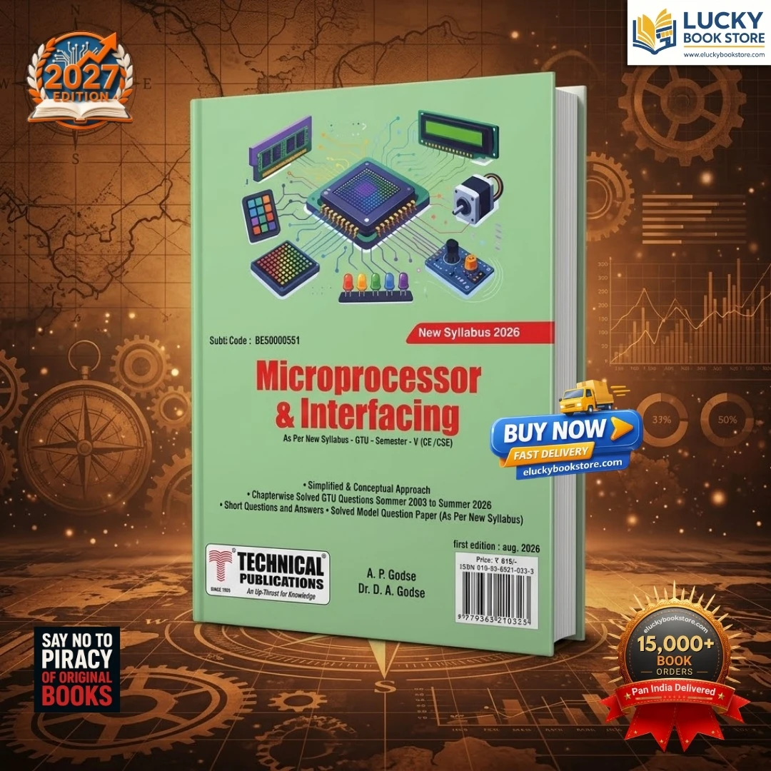 5th Sem Diploma Microprocessor and Interfacing | AP Godse | 2027 Edition | Technical