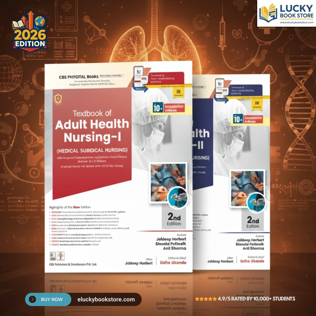 Textbook of Adult Health Nursing (Medical Surgical Nursing)(Semester 3 and 4) 2nd Edition 2026 by Usha Ukande | CBS
