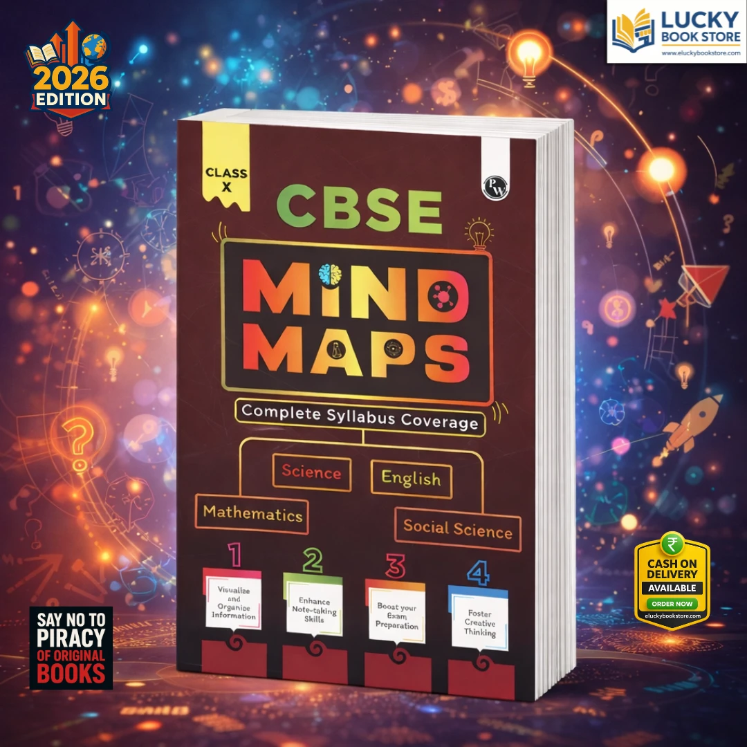 PW CBSE Class 10 Mind Maps Book For 2026 Board Exams l Mathematics, Physics, Chemistry, Biology, English and Social Science | Simplified Concepts & Quick Revision