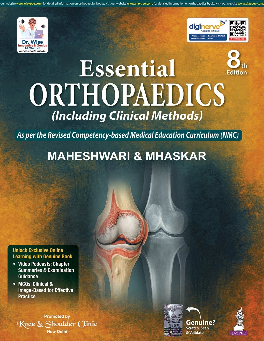 Essential Orthopaedics 8th Edition 2026 by Maheshwari | Jaypee