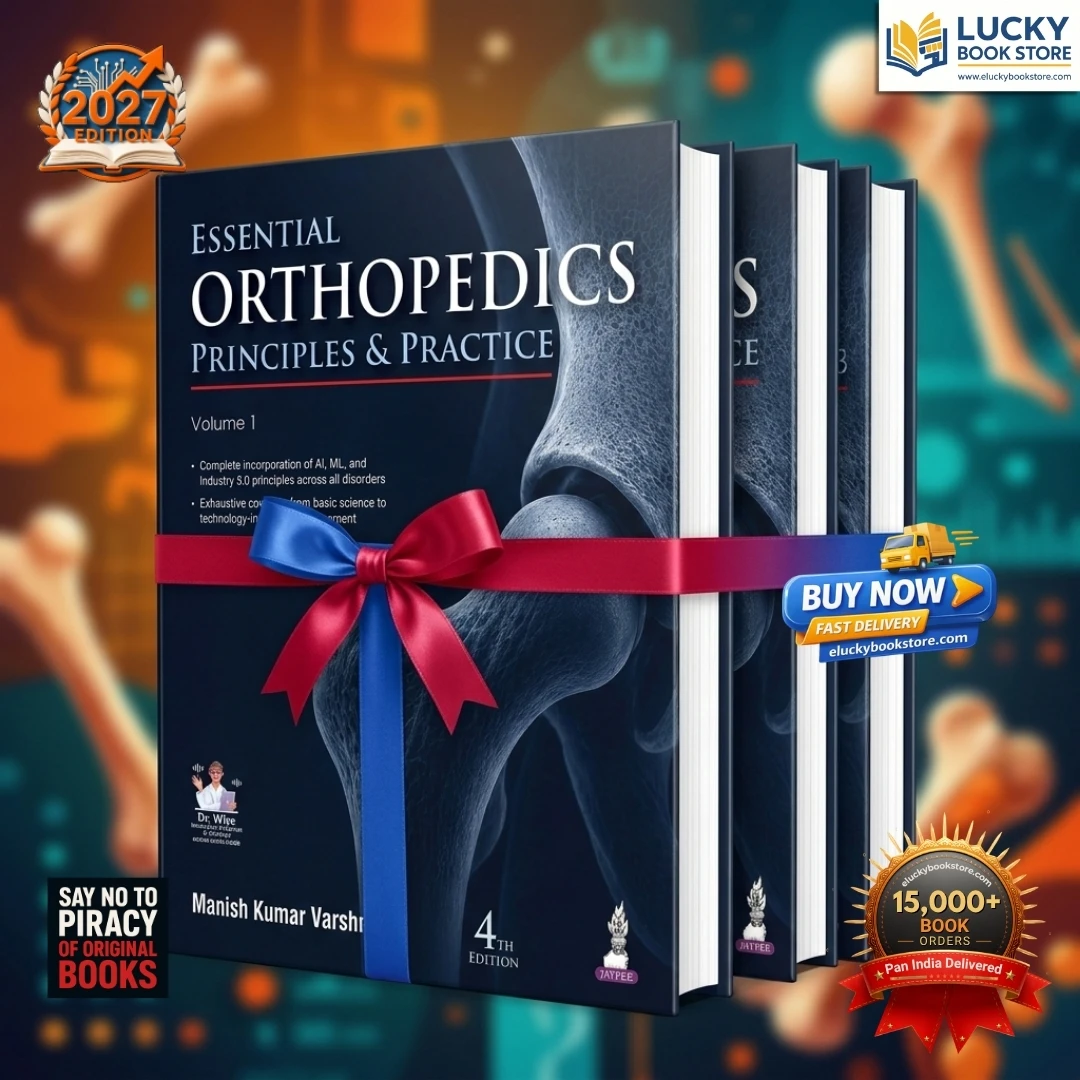Essential Orthopedics: Principles & Practice (3 Vols Set) for Orthopedic Postgraduates (MS/DNB) and Surgeons | 4th Edition 2027 | Manish Kumar Varshney | Jaypee