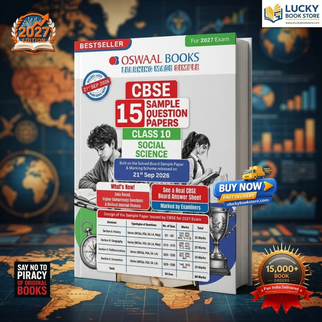 Class 10 CBSE 15 Sample Question Papers Social Science | Based on Latest CBSE SQP Dated(21 sept 2026) | New Questions Typologies with Oswaal AI | 2027 Edition