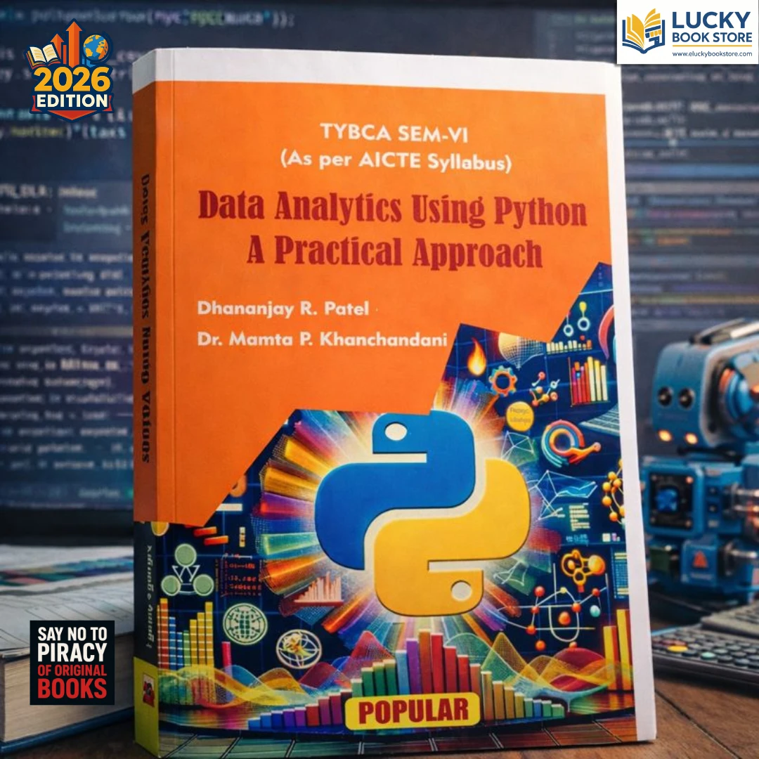 TY BCA sem-6 Data Analythics Using Python A Practical Approach 2026 Edition by Dhananjay Patel, Dr Mamta Khanchandani | Popular Prakashan