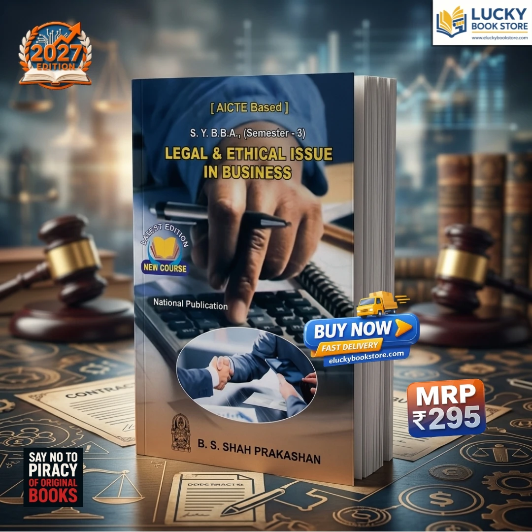 SY BBA Sem-3 Legal and Ethical Issue in Business | As per VNSGU | 2026 Edition | BS Shah