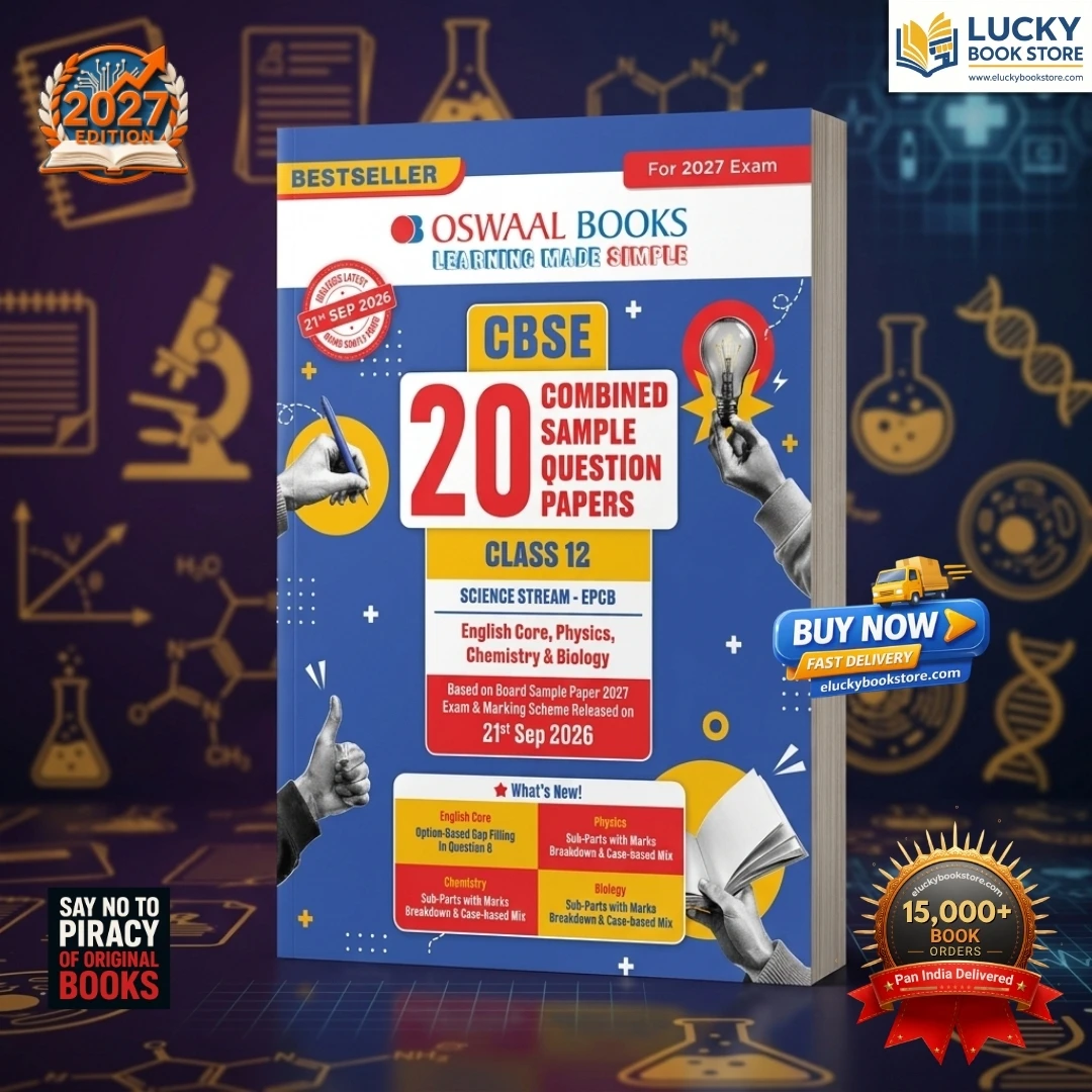 Class 12 Oswaal CBSE 20 Combined Sample Question Papers | For Board Exam 2027 | English Core, Physics, Chemistry, Biology - New Question Typologies - Oswaal AI