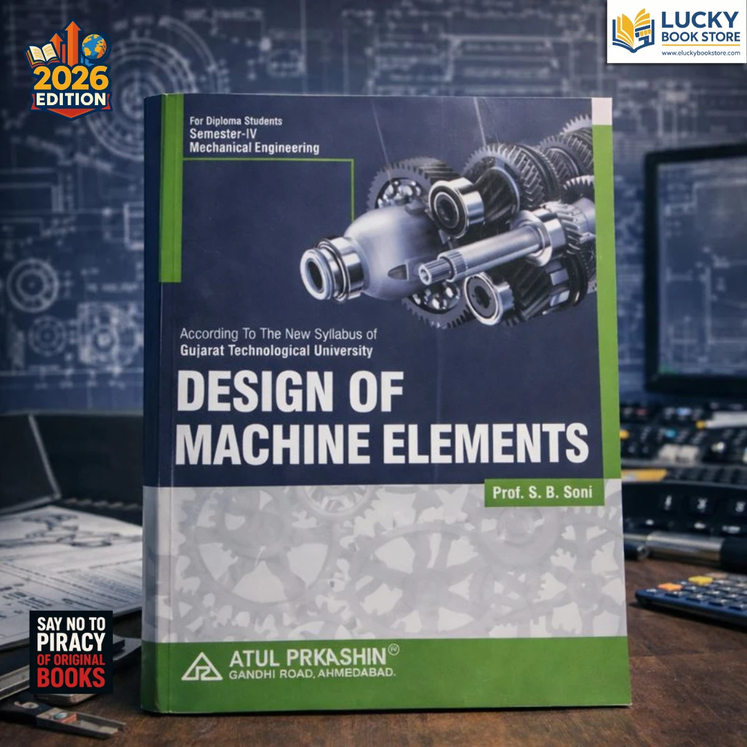 4th Sem Diploma Design of Machine Elements(English) by SB Soni 2026 Edition | Atul Prakashan