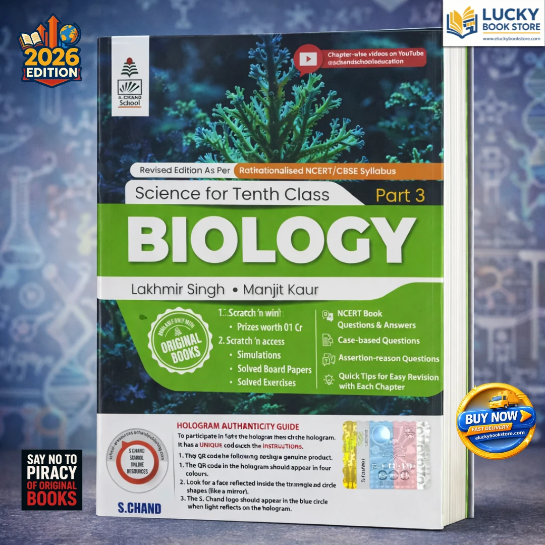 Class 10 CBSE Science Biology(Part-3) 2026 Edition by Lakhmir Singh, Manjit Kaur | S.Chand
