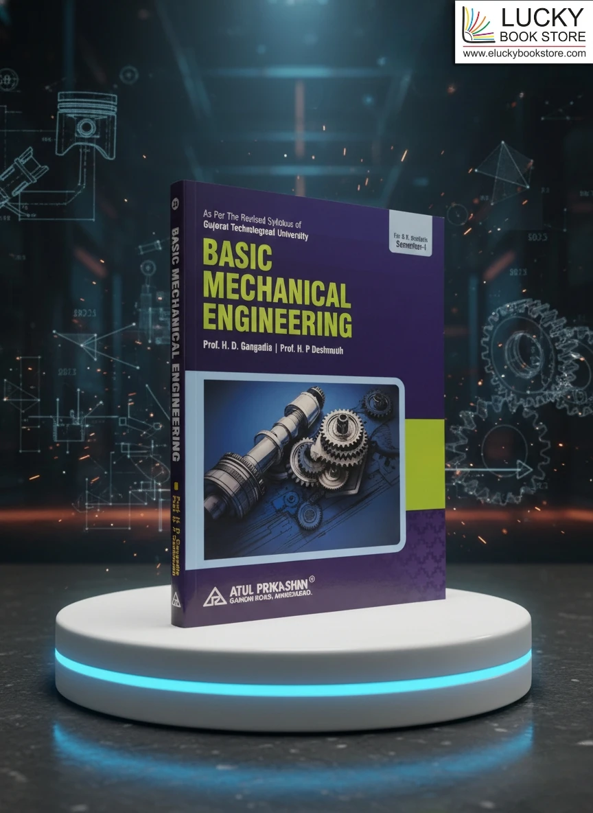 1st YEAR BE Basic Mechanical Engineering 2025 Edition By  prof H D Gangadia and prof. H P Deshmukh | Atul Prakashan
