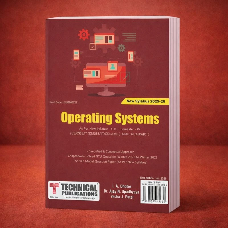 4th Sem BE Operating System 2026 Edition by Technical Publication