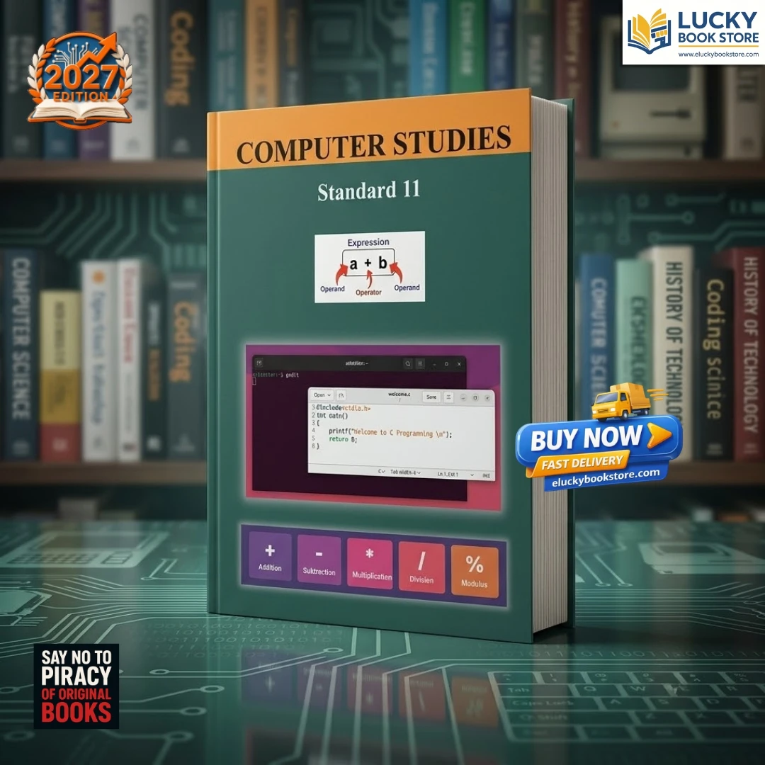Class 11 GSEB Textbook Computer Studies | English Medium | 2026 Edition