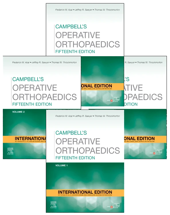 Campbell's Operative Orthopaedics | 4 Volume Set | 15th International Edition 2026-27 | Elsevier (book will be DIspatch after 1st Week of April 2026)
