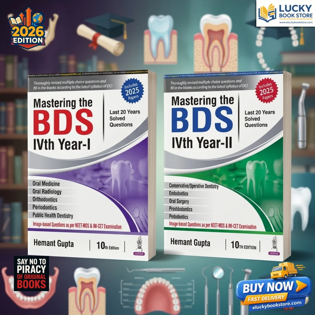 Mastering the BDS 4th year (Part-1 & 2) | Last 20 Years Solved Questions | Hemant Gupta | 10th Edition 2025 | Jaypee