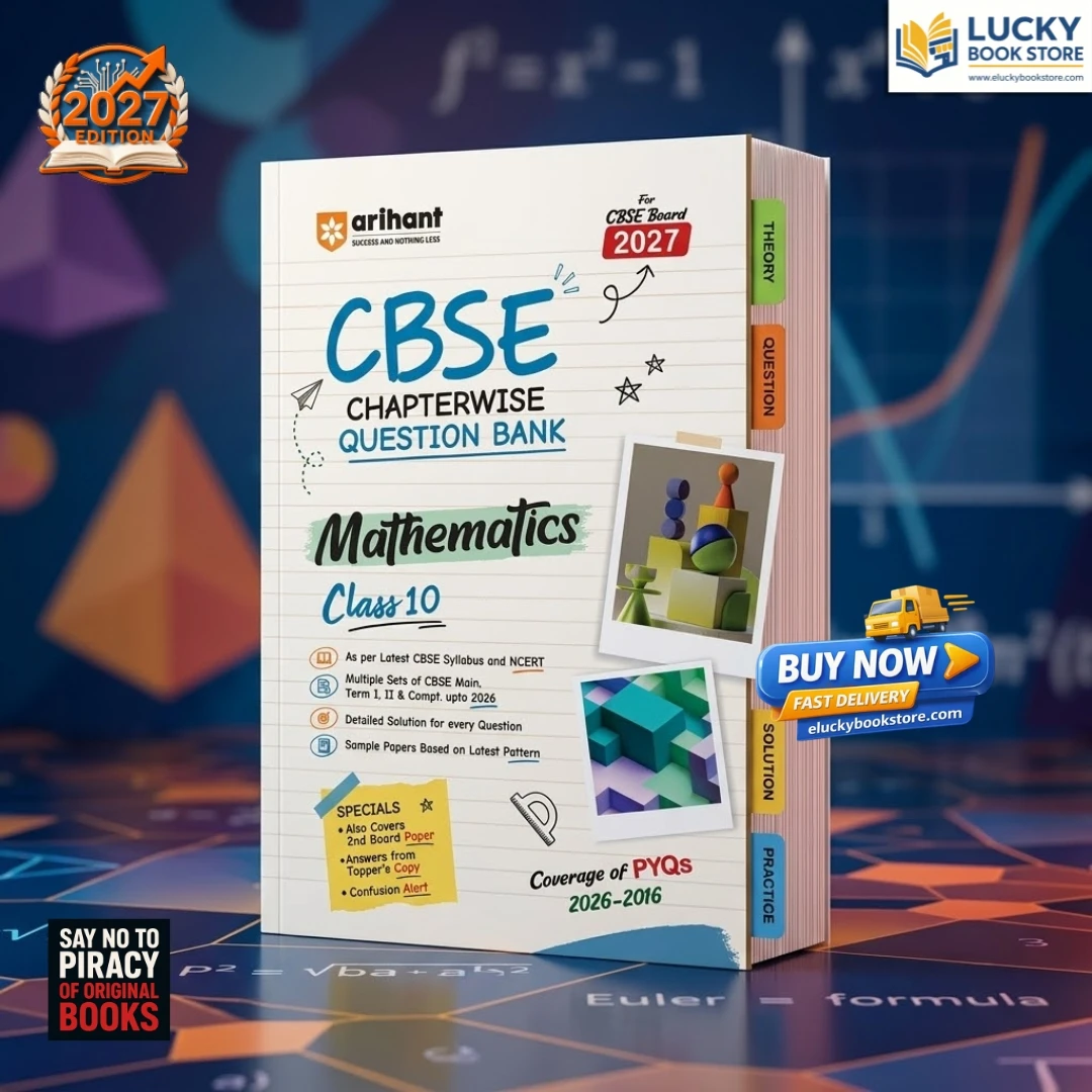 Class 10 CBSE Mathematics Chapterwise Question Bank with PYQs & Sample Papers | 2026 Edition | Arihant