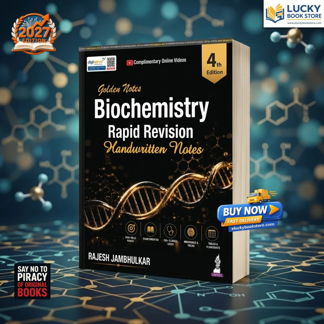 Golden Notes Biochemistry (Rapid Revision Handwritten Notes) | Rajesh Jambhulkar | 4th Edition 2026 | JAYPEE