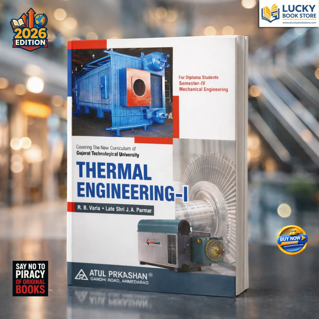 4th Sem Diploma Thermal Engineering-1 (English) 2026 Edition by RP Rethaliya | Atul Prakashan