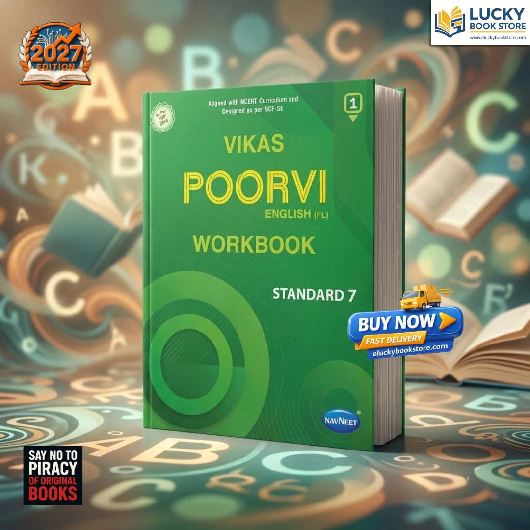 Class 7 Poorvi English (FL) Workbook | 2026 Edition | Vikas | Navneet