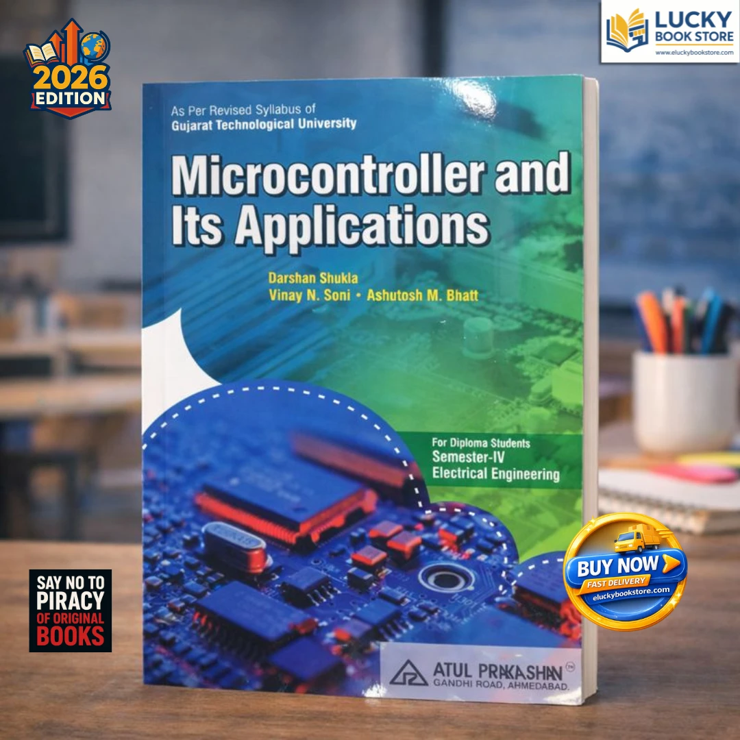 4th Sem Diploma Microcontroller and its Application(English) 2026 Edition by Darshan Shukla | Atul Prakashan