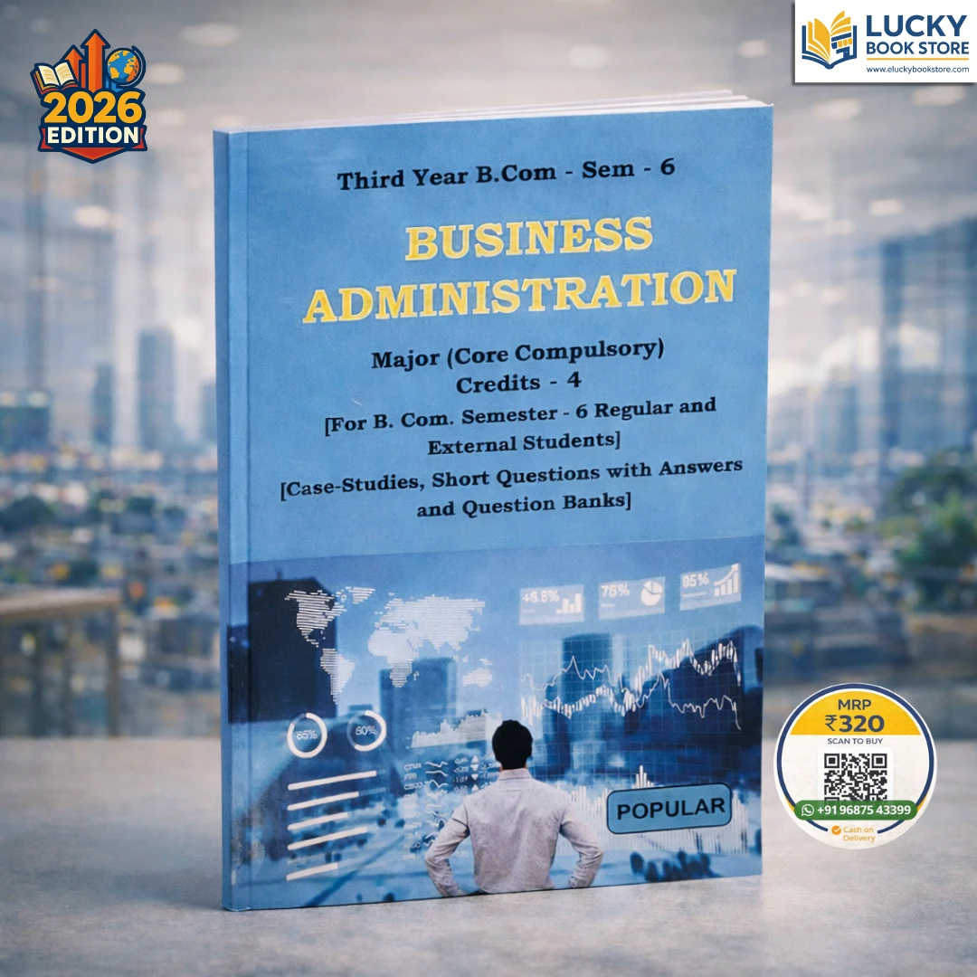 TY B.com Sem-6 Business Administration(Credit-4)(English) 2026 Edition | Popular