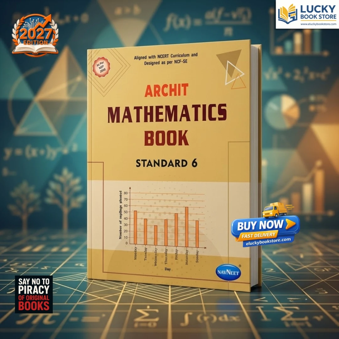 Class 6 Archit Mathematics Book | English | 2026 Edition | Navneet