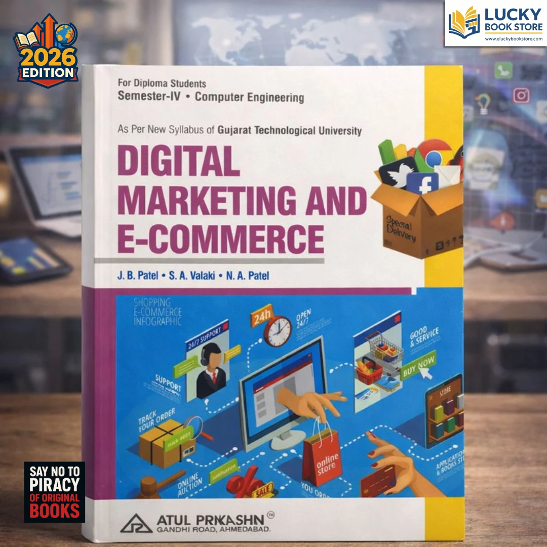 4th Sem Diploma Digital Marketing and E-Commerce 2026 Edition by JB Patel | Atul Prakashan