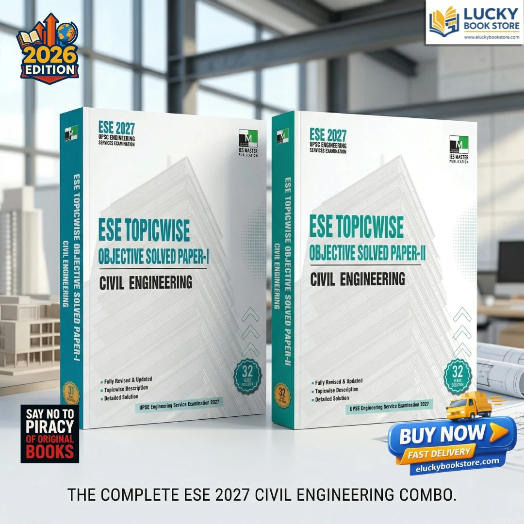 ESE 2027 Civil Engineering Topicwise Objective Solved Papers Vol-1 and 2 | 2027 Edition | IES MASTER