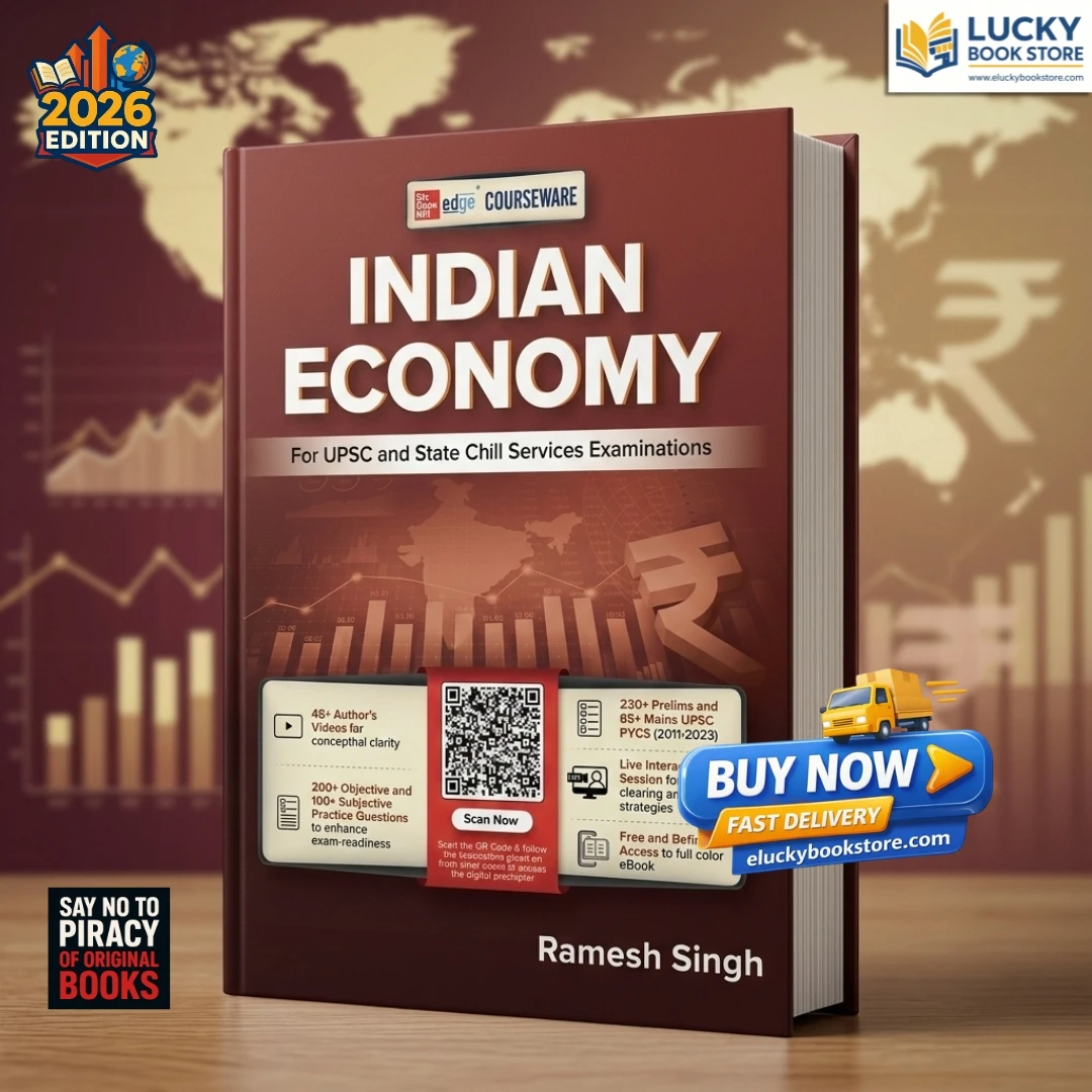 Indian Economy Courseware for UPSC 2026 | 250+ Solved Online Prelims PYQs (2011-2025) | 80+ Online Mains PYQs (2013-2024) | 45+ Author Videos | Economic Survey & Union Budget | Ramesh Singh | Mcgrawhill