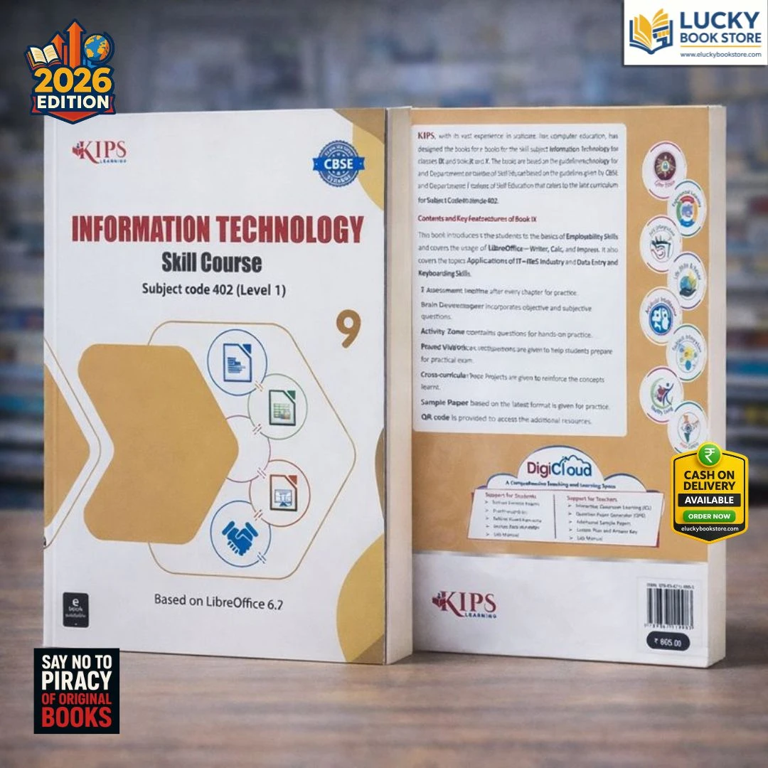 Class 9 CBSE Information Technology Skill Course based on LibereOffice 6.2 2026 Edition | Kips